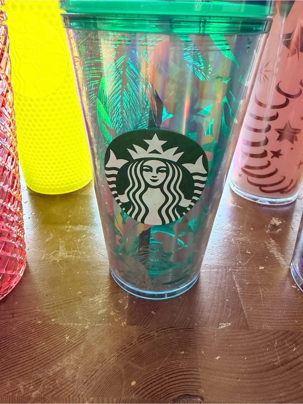Starbucks Multicolor Reusable Studded & Textured Cups 24oz & 16oz